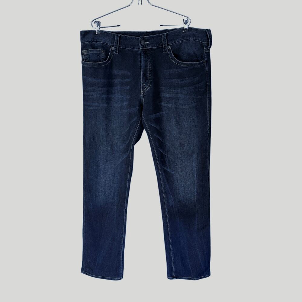 True Religion Geno Relaxed Slim Denim Jeans Dark Wash Men's Size 40